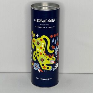 Starbucks Reserve Stevie Shao Collectible T-Shirt Large Artist Edition Tube NWT